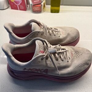 Hoka Women's Pink Running Shoes Clifton